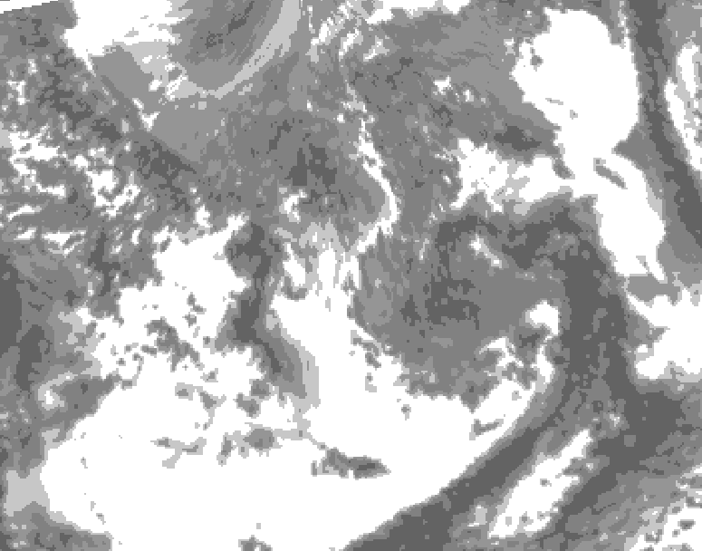 GDPS total cloud 084 hour forecast chart for Canada based on 2026/05/08 0000Z data