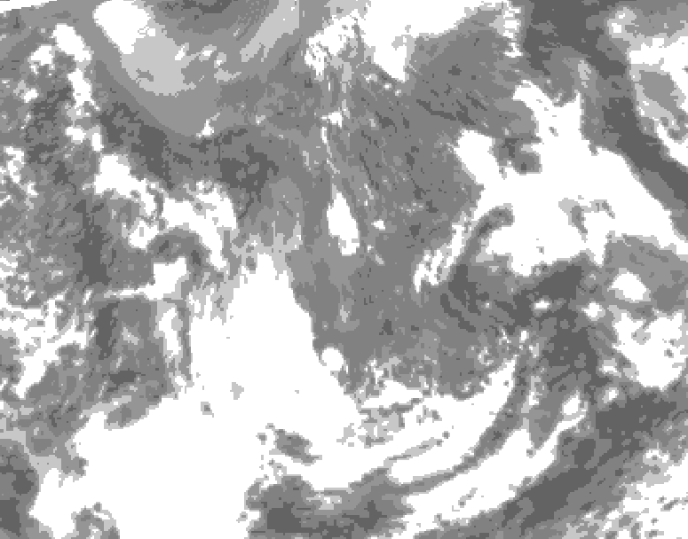 GDPS total cloud 054 hour forecast chart for Canada based on 2026/05/08 1200Z data