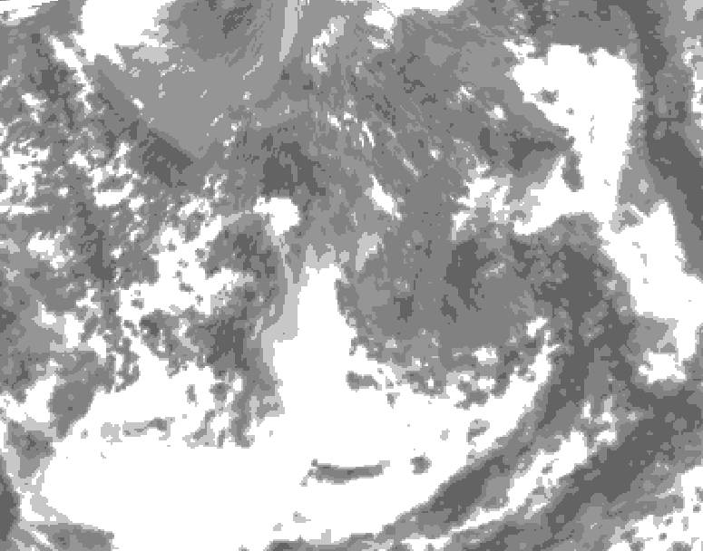 GDPS total cloud 066 hour forecast chart for Canada based on 2026/05/08 1200Z data