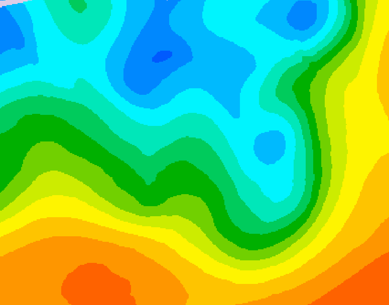 GDPS 500 millibar geopotential height 066 hour forecast chart for Canada based on 2026/05/09 0000Z data