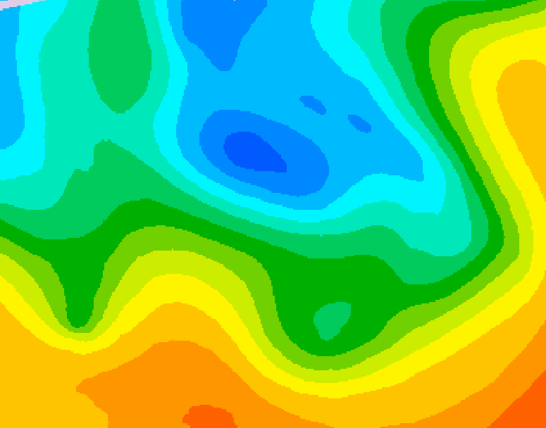 GDPS 500 millibar geopotential height 108 hour forecast chart for Canada based on 2026/05/09 0000Z data