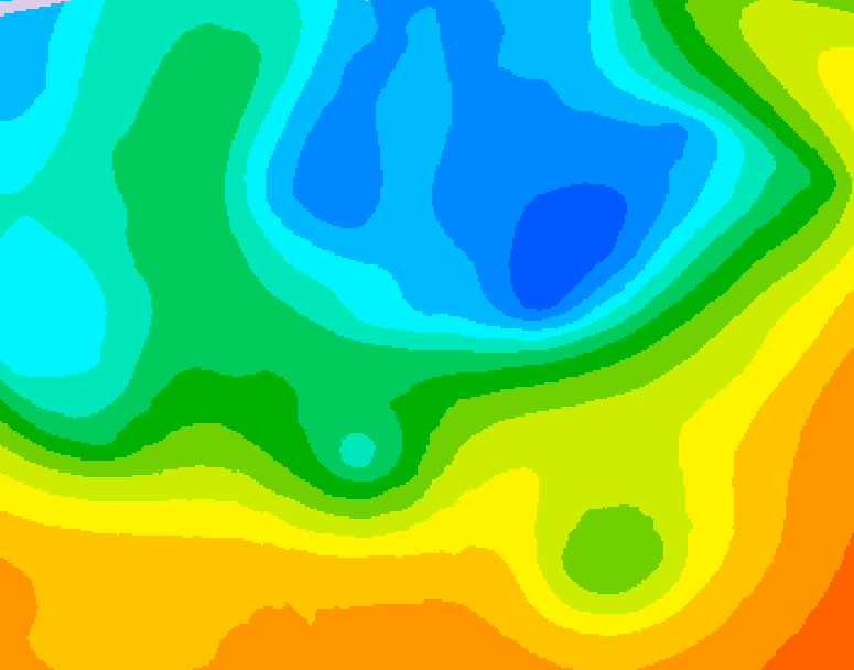 GDPS 500 millibar geopotential height 144 hour forecast chart for Canada based on 2026/05/09 0000Z data