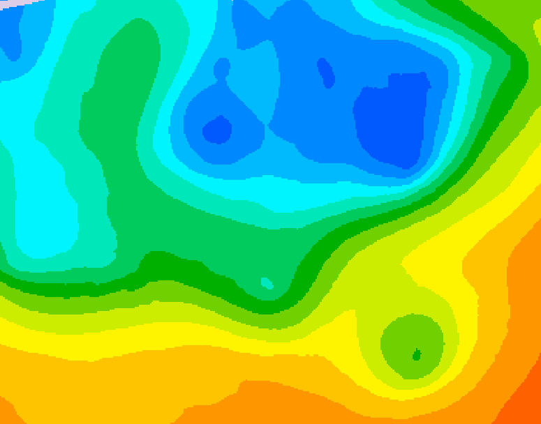 GDPS 500 millibar geopotential height 156 hour forecast chart for Canada based on 2026/05/09 0000Z data