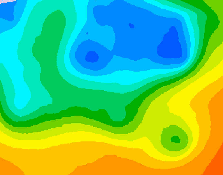 GDPS 500 millibar geopotential height 162 hour forecast chart for Canada based on 2026/05/09 0000Z data