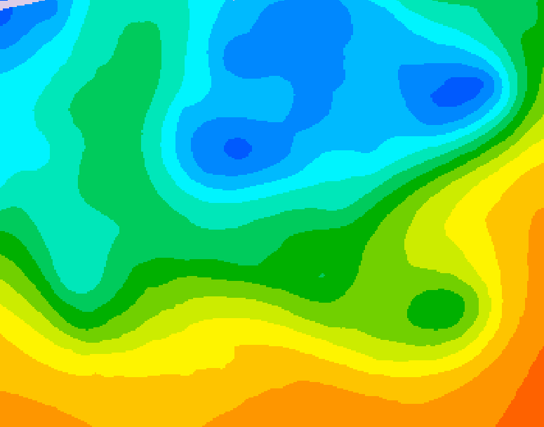 GDPS 500 millibar geopotential height 174 hour forecast chart for Canada based on 2026/05/09 0000Z data
