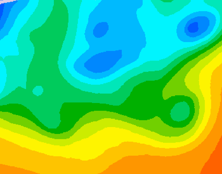 GDPS 500 millibar geopotential height 186 hour forecast chart for Canada based on 2026/05/09 0000Z data