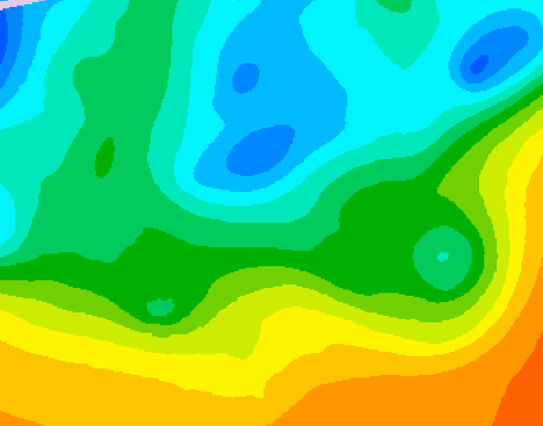GDPS 500 millibar geopotential height 192 hour forecast chart for Canada based on 2026/05/09 0000Z data
