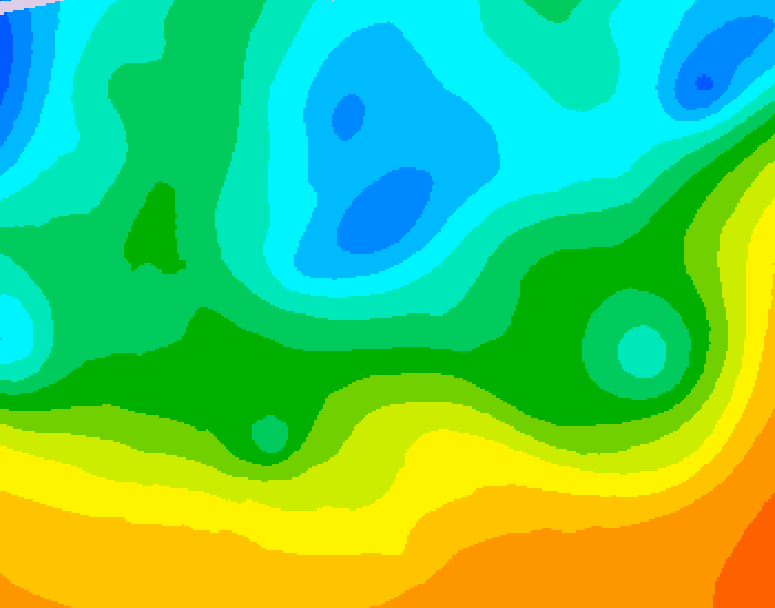GDPS 500 millibar geopotential height 198 hour forecast chart for Canada based on 2026/05/09 0000Z data