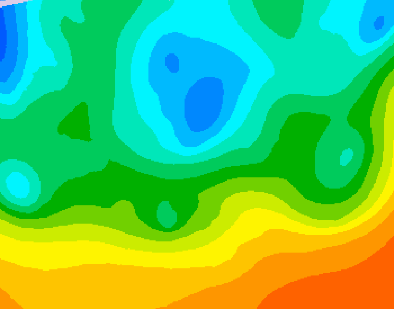 GDPS 500 millibar geopotential height 210 hour forecast chart for Canada based on 2026/05/09 0000Z data