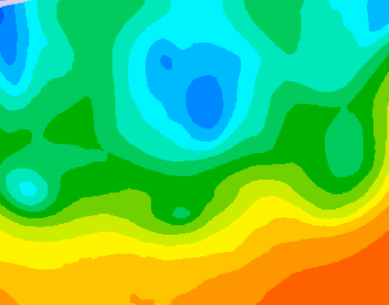 GDPS 500 millibar geopotential height 216 hour forecast chart for Canada based on 2026/05/09 0000Z data