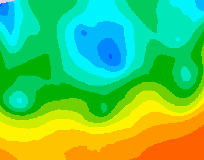 GDPS 500 millibar geopotential height 222 hour forecast chart for Canada based on 2026/05/09 0000Z data