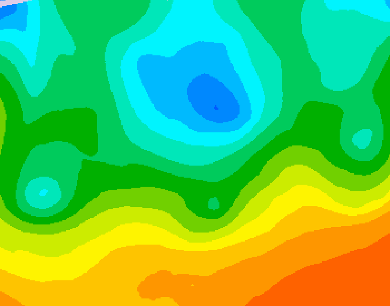GDPS 500 millibar geopotential height 228 hour forecast chart for Canada based on 2026/05/09 0000Z data