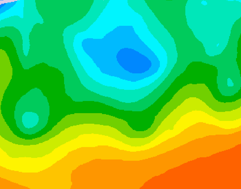 GDPS 500 millibar geopotential height 234 hour forecast chart for Canada based on 2026/05/09 0000Z data