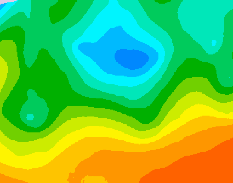 GDPS 500 millibar geopotential height 240 hour forecast chart for Canada based on 2026/05/09 0000Z data