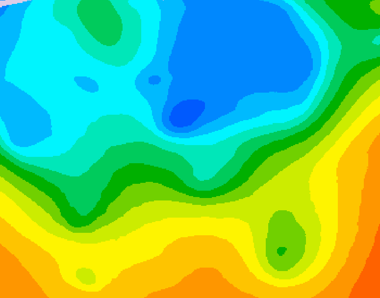 GDPS 500 millibar geopotential height 144 hour forecast chart for Canada based on 2026/05/09 1200Z data