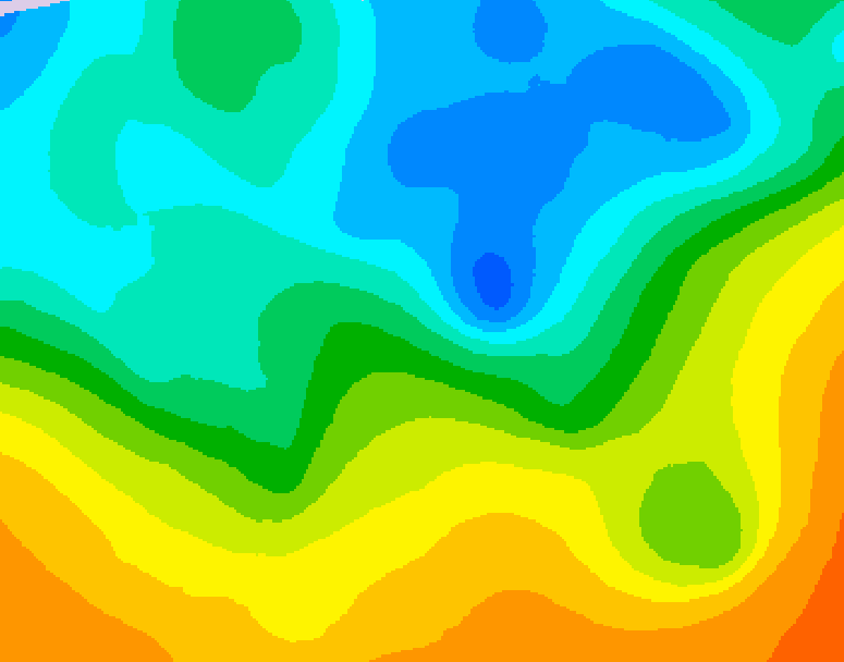 GDPS 500 millibar geopotential height 162 hour forecast chart for Canada based on 2026/05/09 1200Z data