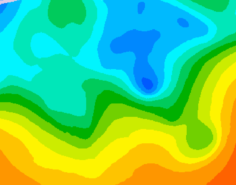 GDPS 500 millibar geopotential height 168 hour forecast chart for Canada based on 2026/05/09 1200Z data