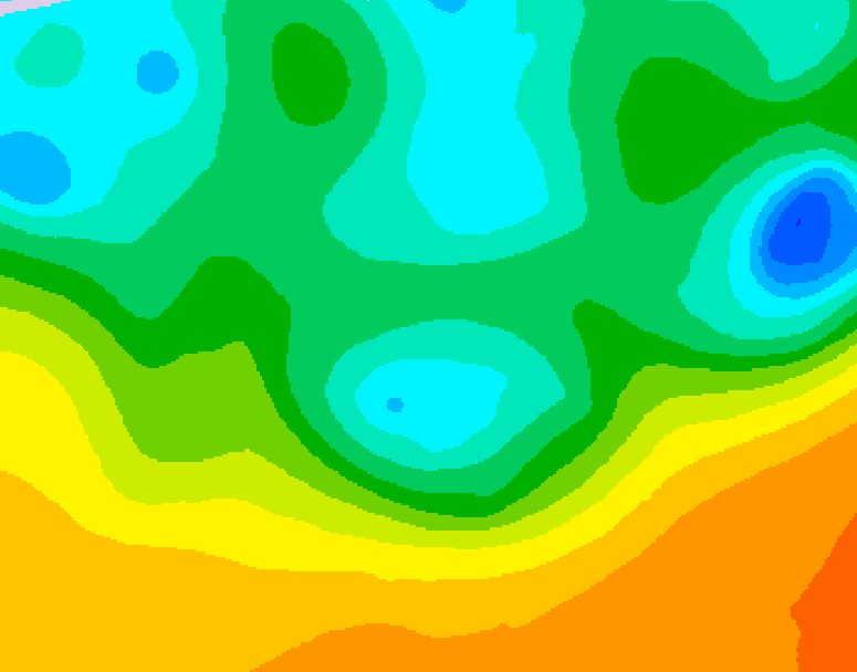 GDPS 500 millibar geopotential height 216 hour forecast chart for Canada based on 2026/05/09 1200Z data
