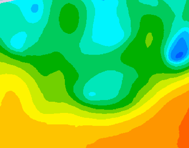 GDPS 500 millibar geopotential height 228 hour forecast chart for Canada based on 2026/05/09 1200Z data