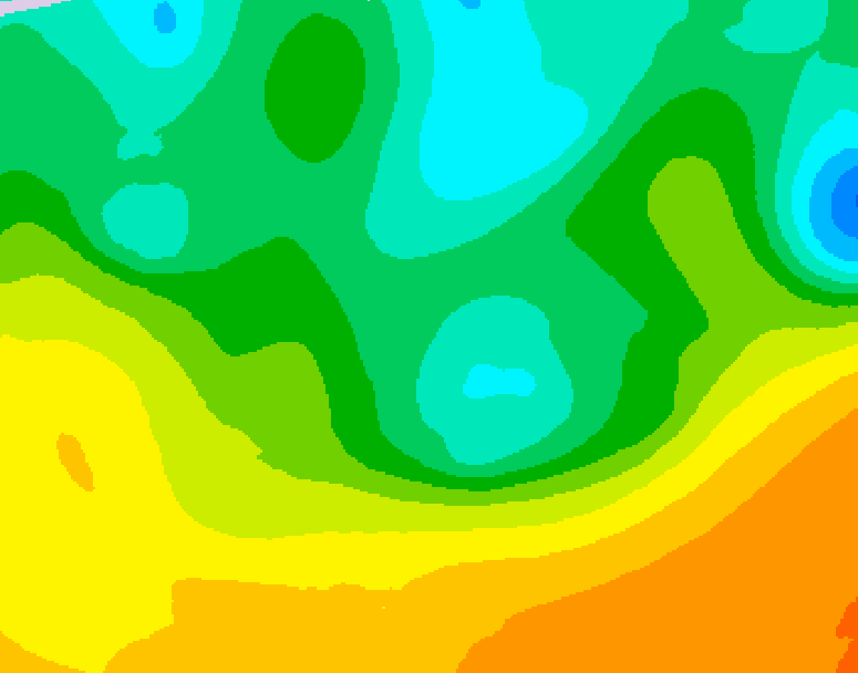 GDPS 500 millibar geopotential height 240 hour forecast chart for Canada based on 2026/05/09 1200Z data