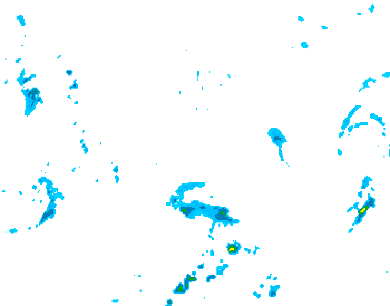 GDPS precipitation 216 hour forecast chart for Canada based on 2026/05/09 0000Z data
