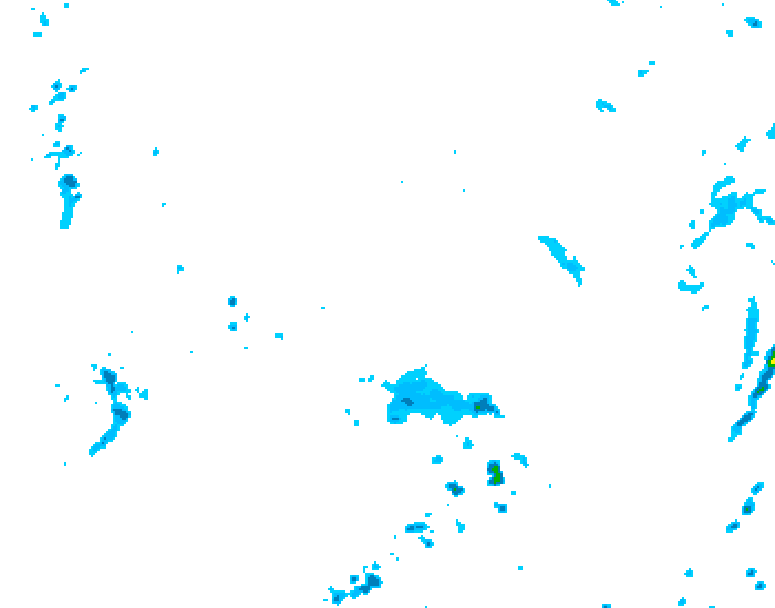 GDPS precipitation 222 hour forecast chart for Canada based on 2026/05/09 0000Z data
