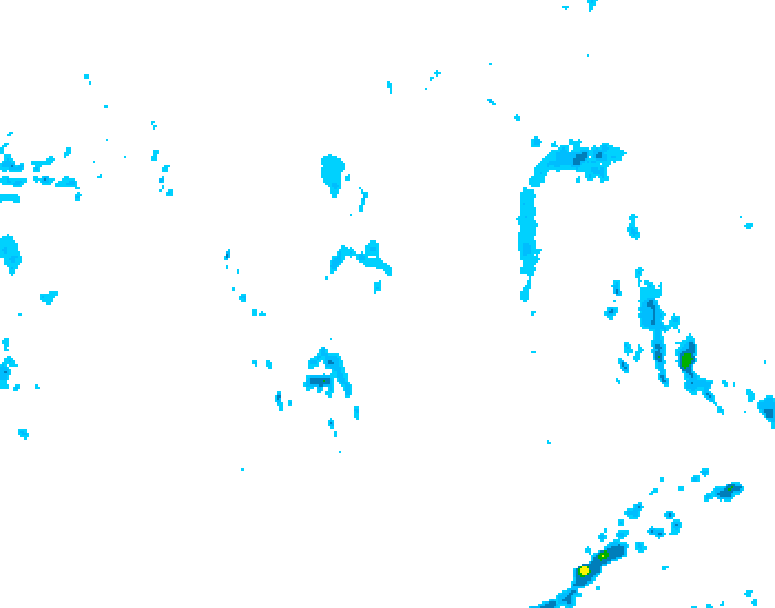 GDPS precipitation 060 hour forecast chart for Canada based on 2026/05/09 1200Z data