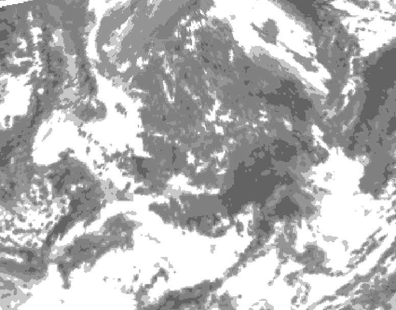 GDPS total cloud 234 hour forecast chart for Canada based on 2026/05/09 0000Z data