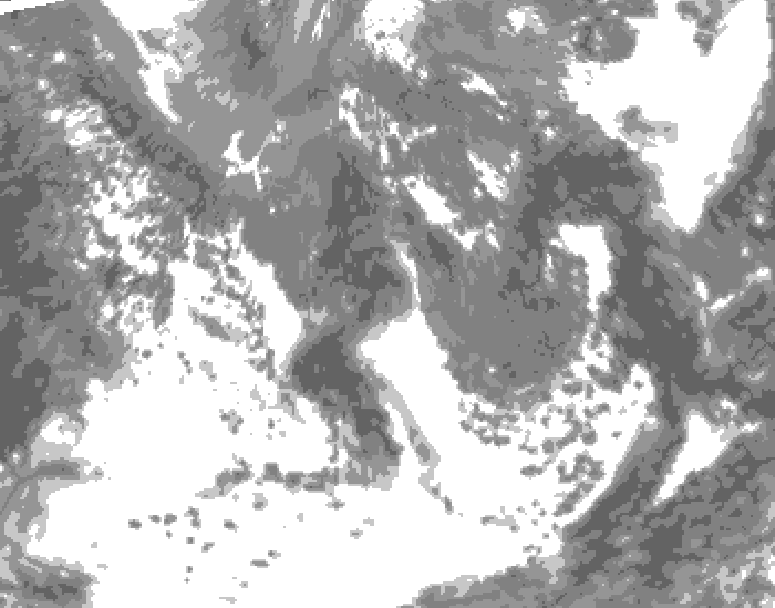 GDPS total cloud 060 hour forecast chart for Canada based on 2026/05/09 1200Z data