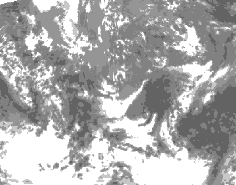 GDPS total cloud 156 hour forecast chart for Canada based on 2026/05/09 1200Z data