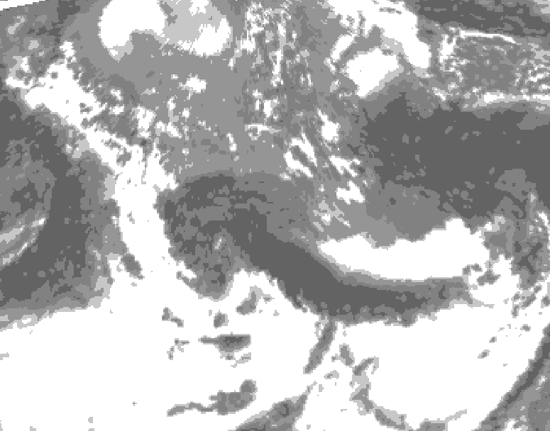 GDPS total cloud 192 hour forecast chart for Canada based on 2026/05/09 1200Z data