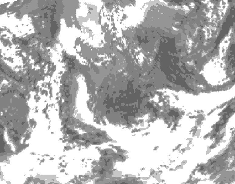 GDPS total cloud 234 hour forecast chart for Canada based on 2026/05/09 1200Z data