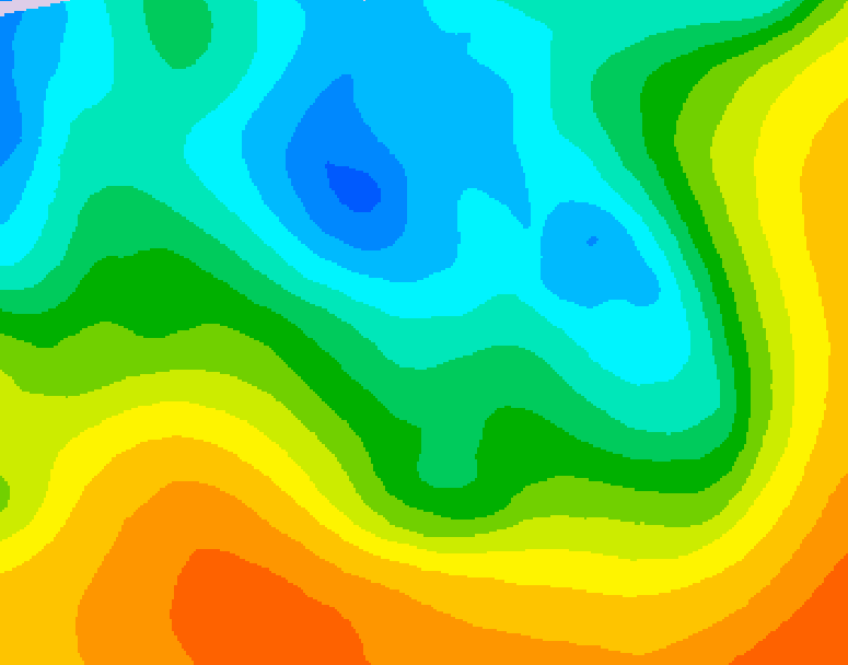 GDPS 500 millibar geopotential height 066 hour forecast chart for Canada based on 2026/05/10 0000Z data