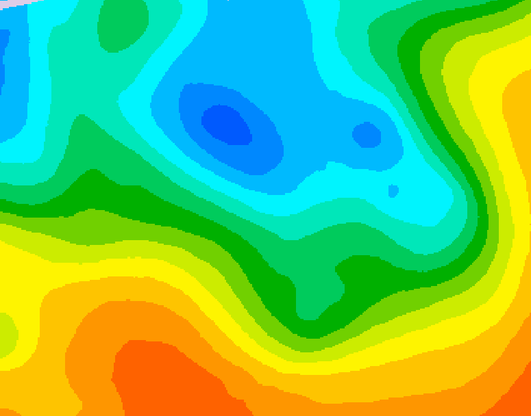 GDPS 500 millibar geopotential height 078 hour forecast chart for Canada based on 2026/05/10 0000Z data