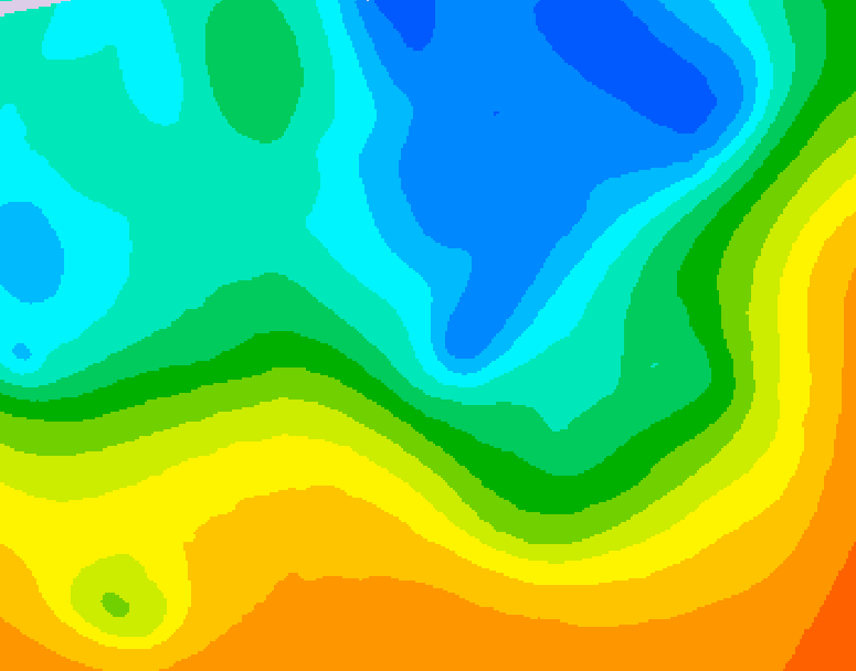 GDPS 500 millibar geopotential height 144 hour forecast chart for Canada based on 2026/05/10 0000Z data