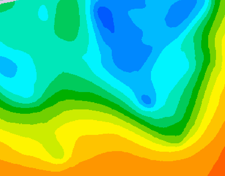 GDPS 500 millibar geopotential height 162 hour forecast chart for Canada based on 2026/05/10 0000Z data