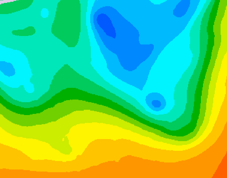 GDPS 500 millibar geopotential height 168 hour forecast chart for Canada based on 2026/05/10 0000Z data
