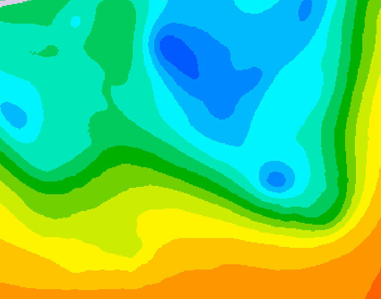 GDPS 500 millibar geopotential height 174 hour forecast chart for Canada based on 2026/05/10 0000Z data