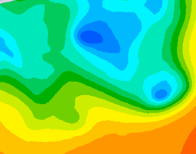 GDPS 500 millibar geopotential height 186 hour forecast chart for Canada based on 2026/05/10 0000Z data