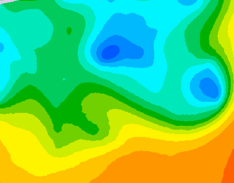 GDPS 500 millibar geopotential height 198 hour forecast chart for Canada based on 2026/05/10 0000Z data