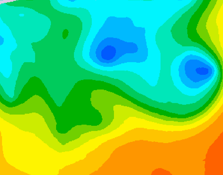 GDPS 500 millibar geopotential height 204 hour forecast chart for Canada based on 2026/05/10 0000Z data