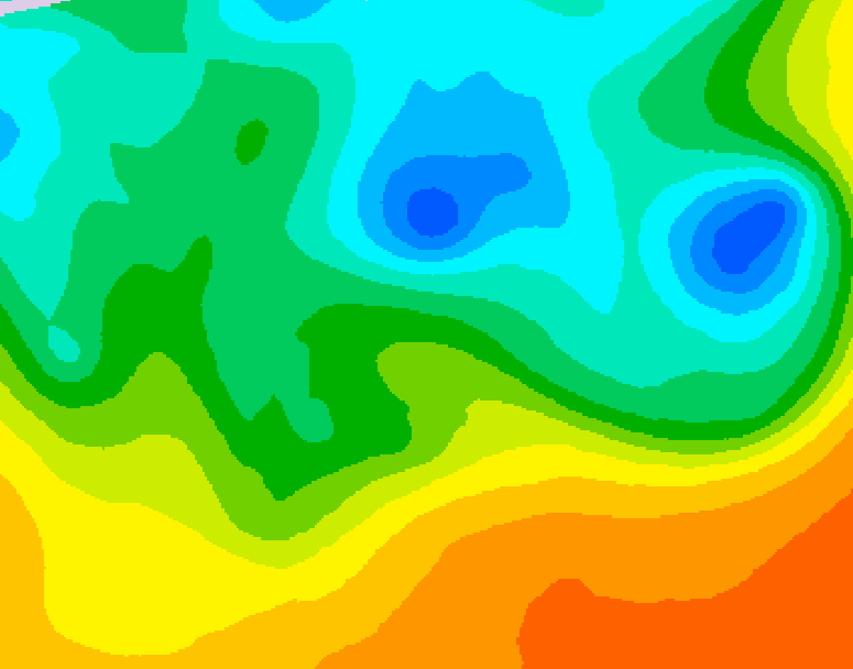GDPS 500 millibar geopotential height 210 hour forecast chart for Canada based on 2026/05/10 0000Z data