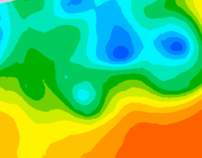 GDPS 500 millibar geopotential height 228 hour forecast chart for Canada based on 2026/05/10 0000Z data