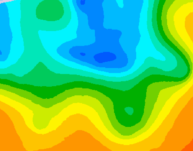 GDPS 500 millibar geopotential height 090 hour forecast chart for Canada based on 2026/05/10 1200Z data