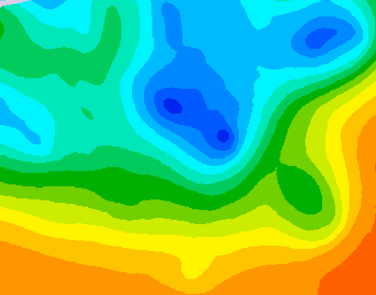 GDPS 500 millibar geopotential height 144 hour forecast chart for Canada based on 2026/05/10 1200Z data