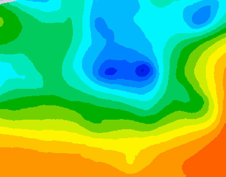 GDPS 500 millibar geopotential height 156 hour forecast chart for Canada based on 2026/05/10 1200Z data