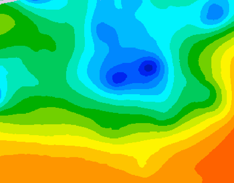 GDPS 500 millibar geopotential height 162 hour forecast chart for Canada based on 2026/05/10 1200Z data