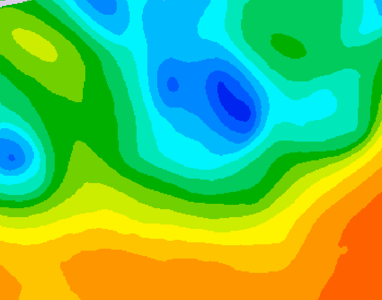 GDPS 500 millibar geopotential height 186 hour forecast chart for Canada based on 2026/05/10 1200Z data