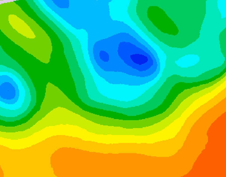 GDPS 500 millibar geopotential height 192 hour forecast chart for Canada based on 2026/05/10 1200Z data