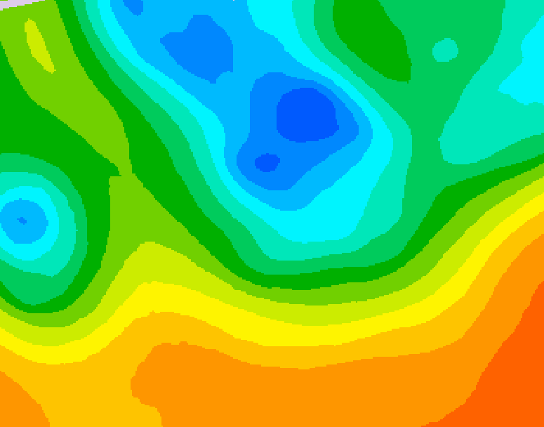 GDPS 500 millibar geopotential height 204 hour forecast chart for Canada based on 2026/05/10 1200Z data